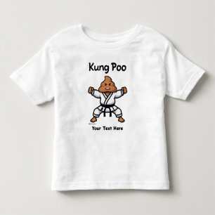 Camiseta De Bebé Cute Kung Poo Karate