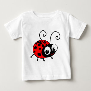 Camiseta De Bebé Cute Ladybug