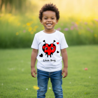 Camiseta De Bebé Cute ladybug