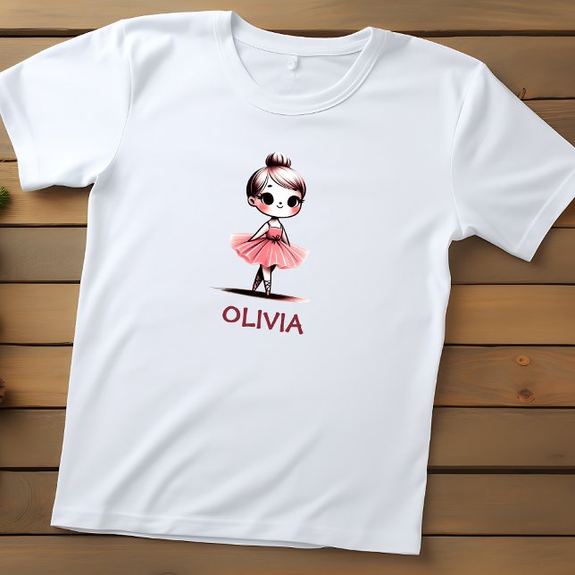 Camiseta De Bebé Cute Little Ballerina (Subido por el creador)