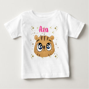 Camiseta De Bebé Cute little tiger gold start