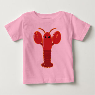 Camiseta De Bebé Cute Lobster