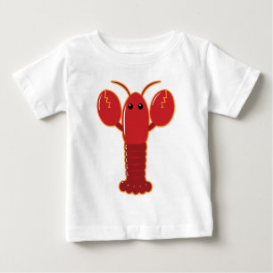 Camiseta De Bebé Cute Lobster