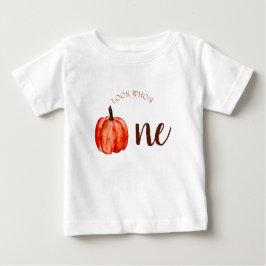 Camiseta De Bebé Cute Look Quién es un naranja de calabaza acuática