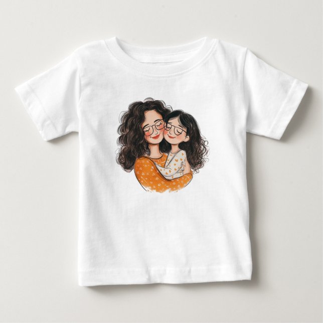 Camiseta De Bebé Cute Mama (Anverso)