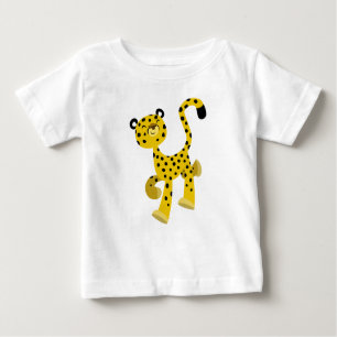 Camiseta De Bebé Cute Merry Personalizado Cheetah Baby T-Shirt