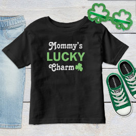 Camiseta De Bebé Cute Mommys Amuleto de la Suerte Día de San Patric