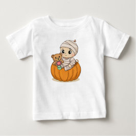 Camiseta De Bebé Cute Mummy Baby Pumpkin Kids Tee
