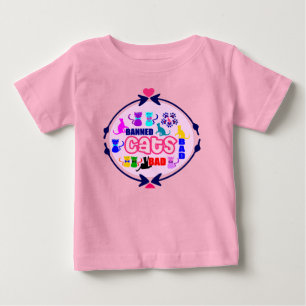 Camiseta De Bebé 😻 🐾 ↷ ❤ Cute Naughty Cat Family Finest Organic