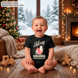 Camiseta De Bebé Cute Navidad Axolotl Feliz Navidad