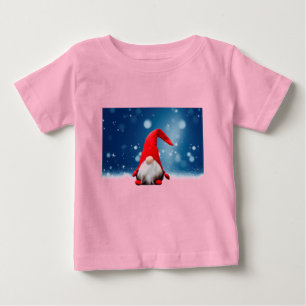 Camiseta De Bebé Cute Navidad Santa Nieve Estrellas