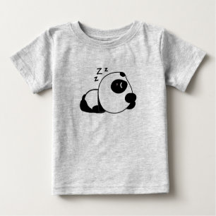 Camiseta De Bebé Cute Panda Personalizado Zzz