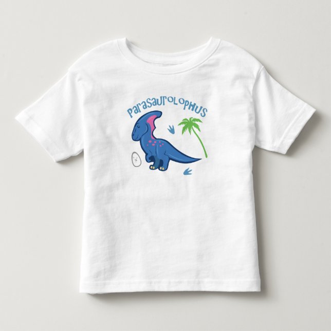 Camiseta De Bebé Cute Parasaurolophus (Anverso)