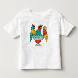 Camiseta De Bebé Cute Parrot Design T-Shirt