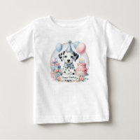 Cute Pastel Puppy Dalmatian - Cumpleaños