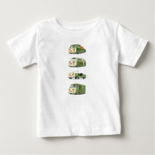 Camiseta De Bebé Cute Personalizado Cars Lineup