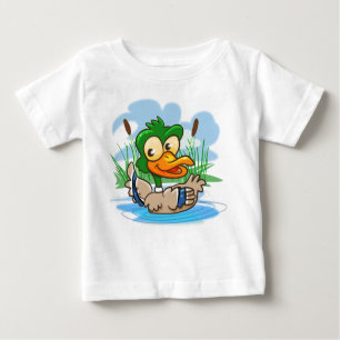 Camiseta De Bebé Cute Personalizado Mallard Duck