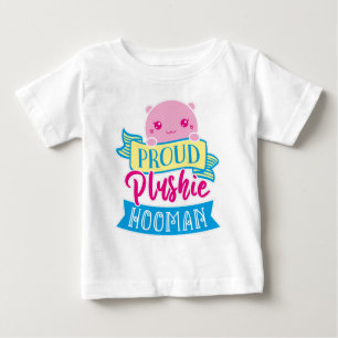 Camiseta De Bebé Cute perzonalizado campeón de plushiano