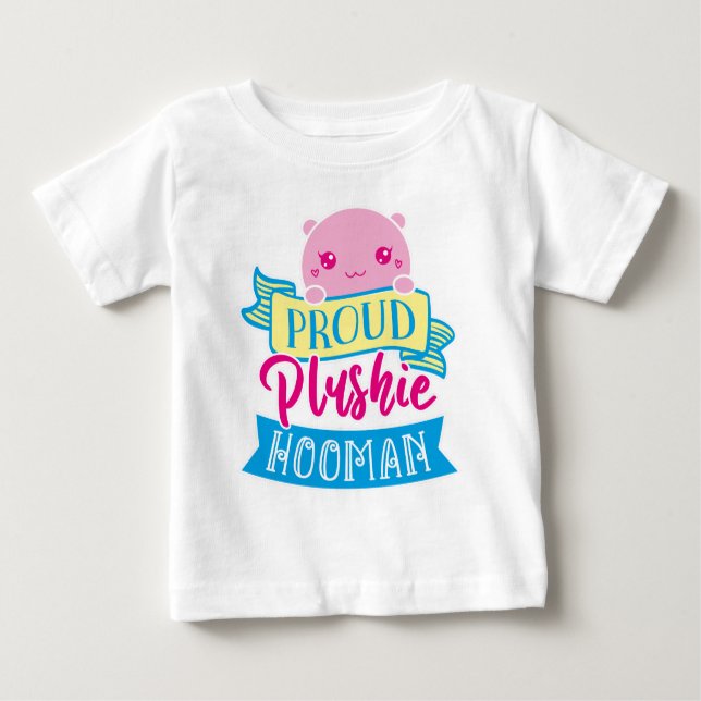 Camiseta De Bebé Cute perzonalizado campeón de plushiano (Anverso)