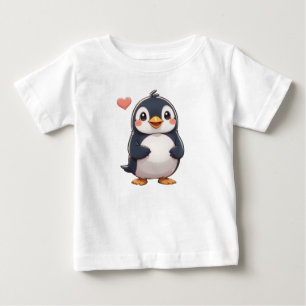 Camiseta De Bebé Cute pingüino