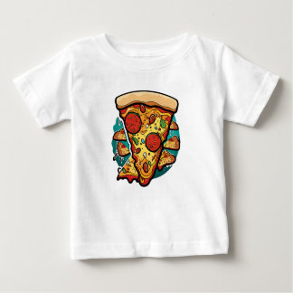 Camiseta De Bebé Cute Pizza Slice T-Shirt