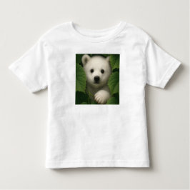 Camiseta De Bebé “Cute Polar Bear Kids T-Shirt – Winter Animal Tee
