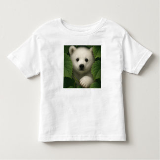 Camiseta De Bebé “Cute Polar Bear Kids T-Shirt – Winter Animal Tee