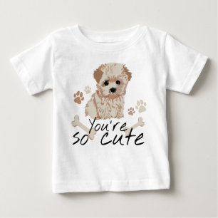 Camiseta De Bebé Cute puppy. Perrito cute