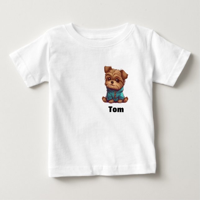 Camiseta De Bebé Cute Puppy t-shirts for kids (Anverso)