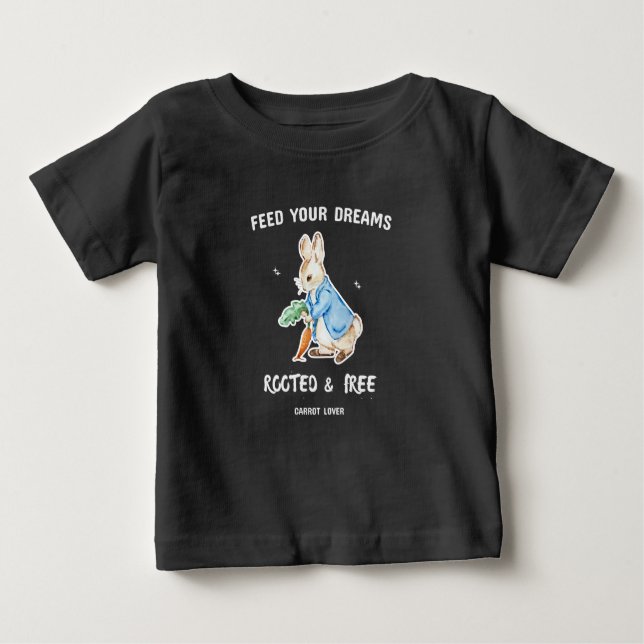 Camiseta De Bebé Cute Rabbit Carrot Lover T-Shirt | Feed Your Dream (Anverso)