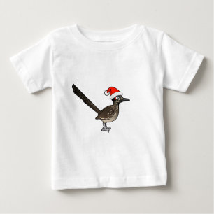 Camiseta De Bebé Cute Roadrunner Santa Claus
