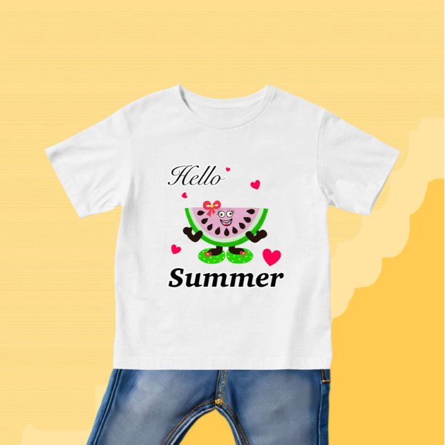 Camiseta De Bebé Cute sandía (Subido por el creador)
