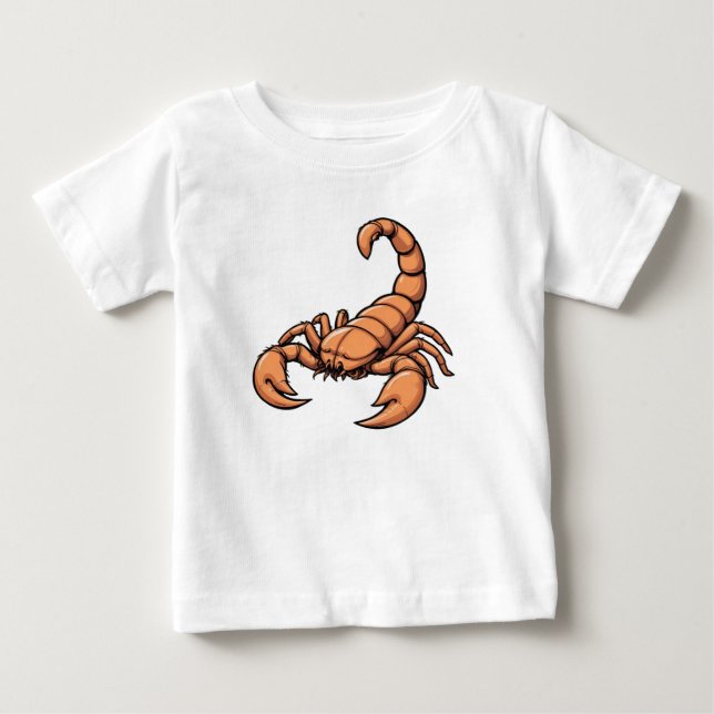 Camiseta De Bebé Cute Scorpion (Anverso)