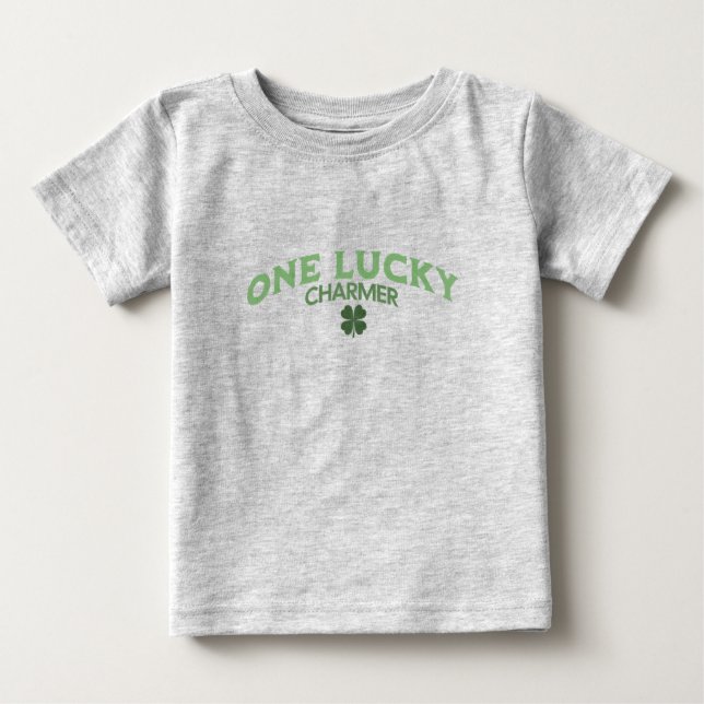 Camiseta De Bebé Cute Shamrock Charmer St Patrick's Day (Anverso)
