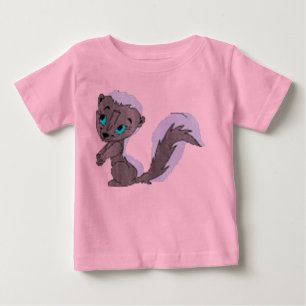 Camiseta De Bebé Cute_skunk