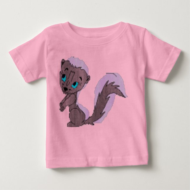 Camiseta De Bebé Cute_skunk (Anverso)