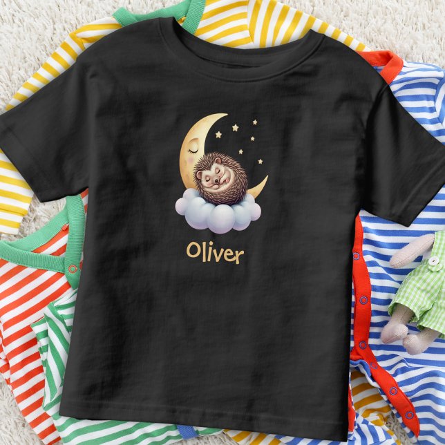 Camiseta De Bebé Cute Sleeping Hedgehog (Subido por el creador)