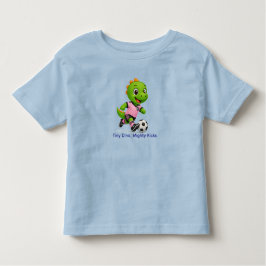 Camiseta De Bebé Cute Soccer Dino Shirt for children