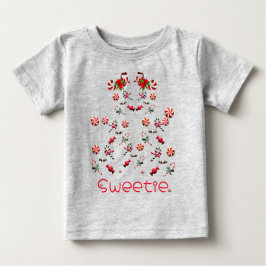 Camiseta De Bebé Cute Sweetie Fashion