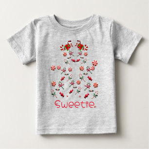Camiseta De Bebé Cute Sweetie Fashion