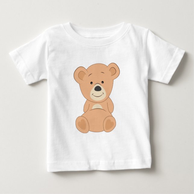 Camiseta De Bebé Cute Teddy Bear (Anverso)