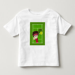 Camiseta De Bebé Cute Tennis Boy Tee
