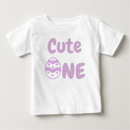 Camiseta De Bebé Cute Una Pascua Primer Cumpleaños Bebé Camiseta