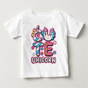 Camiseta De Bebé Cute unicorn