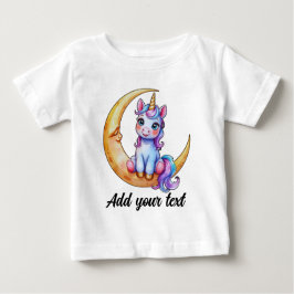 Camiseta De Bebé Cute Unicorn Baby Tee
