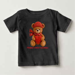 Camiseta De Bebé cute valentine bear baby T-Shirt