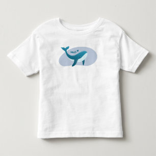 Camiseta De Bebé Cute Whale