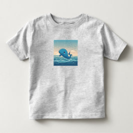 Camiseta De Bebé Cute Whale