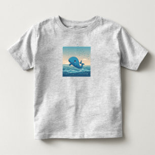 Camiseta De Bebé Cute Whale