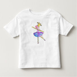 Camiseta De Bebé Cute Whimsical Ballerina Cow